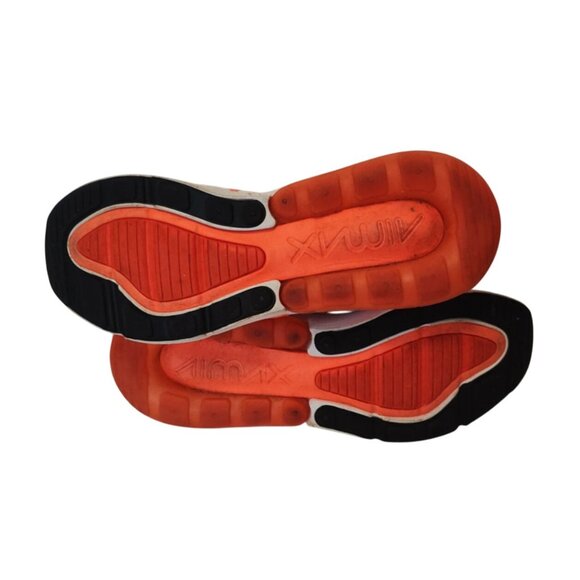 Nike Air Max 270 Flyknit Crimson Pulse Sneakers Women Size 10 Running AH6803 800 - Picture 6 of 8